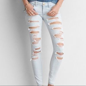 American eagle super stretch low rise jeggings
